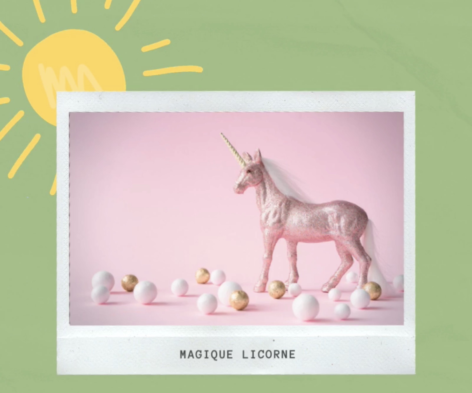 ma douce licorne interactive